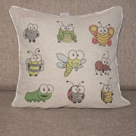 Decorative pillowcase Beetles